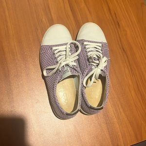 Ecco purple sneakers